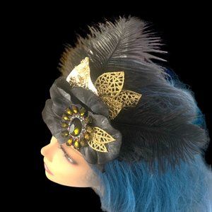 Holiday Party Headpiece Headband Handcrafted NEW